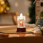 Christmas Lantern Animated Santa LED & Battery-Free