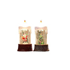 Christmas Lantern Animated Santa LED & Battery-Free