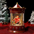 Christmas Lantern Animated Snow Scenes Battery-Free