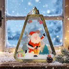 Christmas Lantern Durable Plastic Indoor & Outdoor Warm Glow