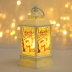 Christmas Lantern Durable Plastic LED Indoor & Outdoor