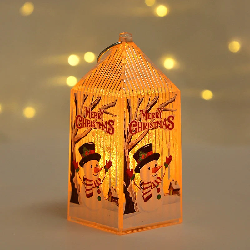 Christmas Lantern Durable Plastic Soft LED