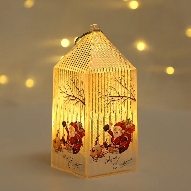 Christmas Lantern Durable Plastic Soft LED