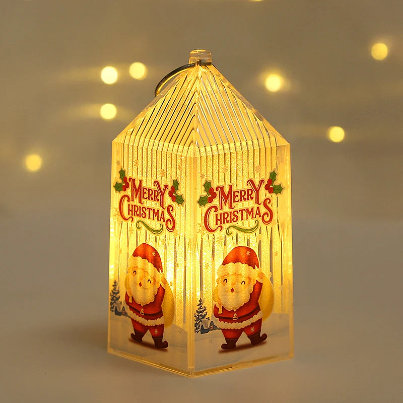 Christmas Lantern Durable Plastic Soft LED