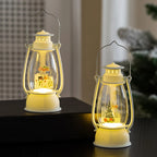 Christmas Lantern Energy-Efficient LED Durable Plastic & Glass