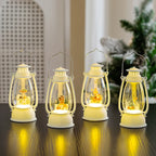 Christmas Lantern Energy-Efficient LED Durable Plastic & Glass