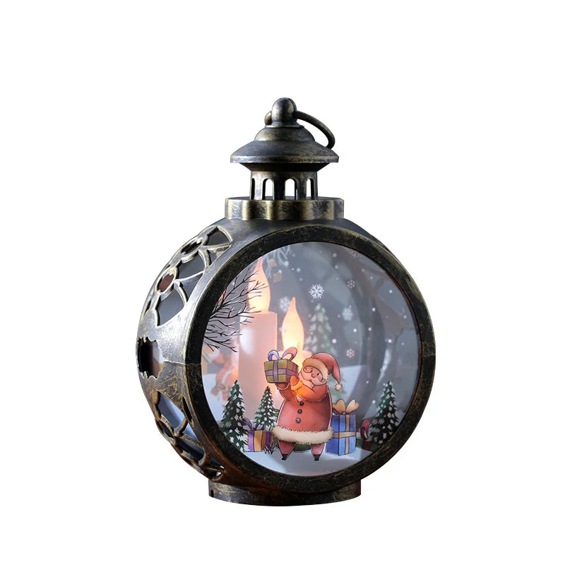 Christmas Lantern Energy Efficient LED Flicker Indoor Outdoor