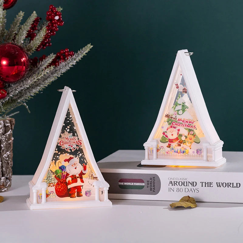 Christmas Lantern Energy-Efficient LED Snowman Indoor & Outdoor