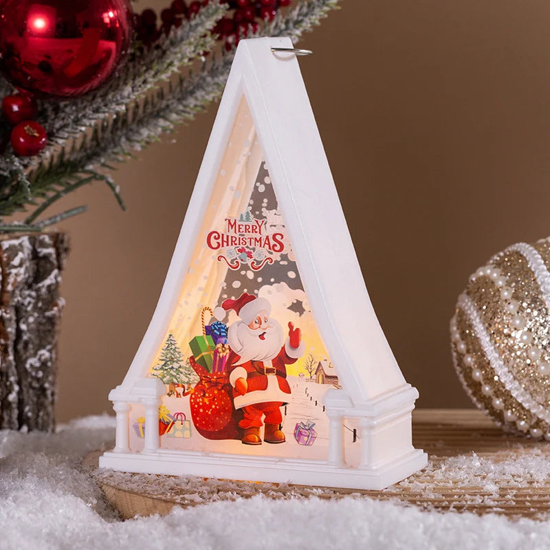 Christmas Lantern Energy-Efficient LED Snowman Indoor & Outdoor