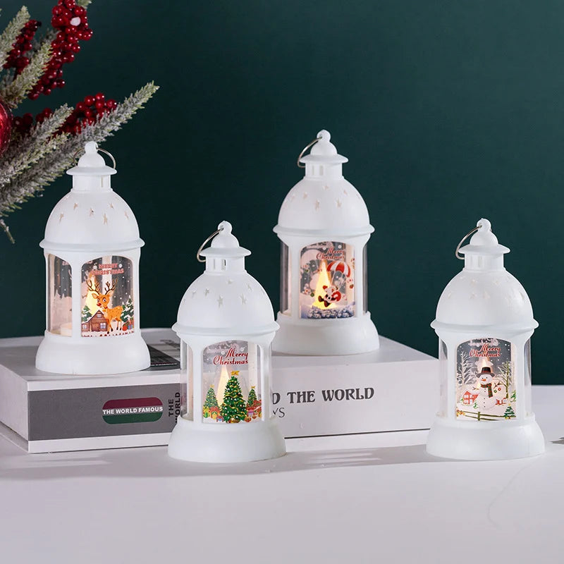 Christmas Lantern Festive Motif Soft Light Hangable