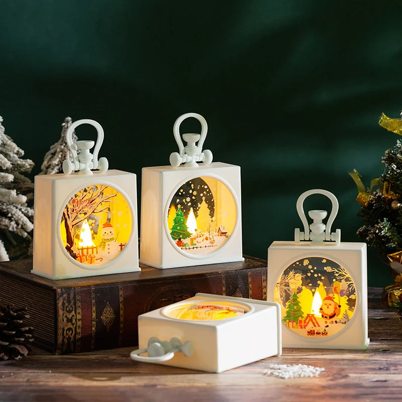 Christmas Lantern Flameless LED Festive Design