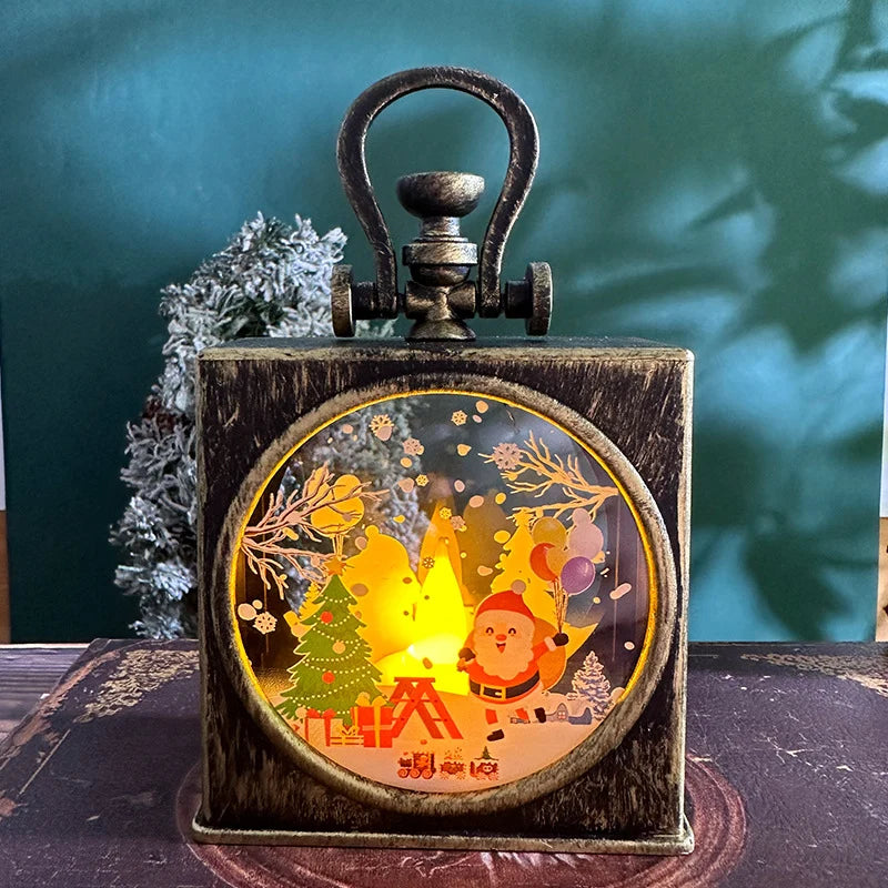 Christmas Lantern Flameless LED Indoor Festive Motifs