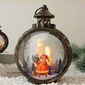 Christmas Lantern Flickering LED Cable-Free Indoor & Outdoor