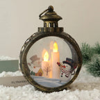 Christmas Lantern Flickering LED Cable-Free Indoor & Outdoor