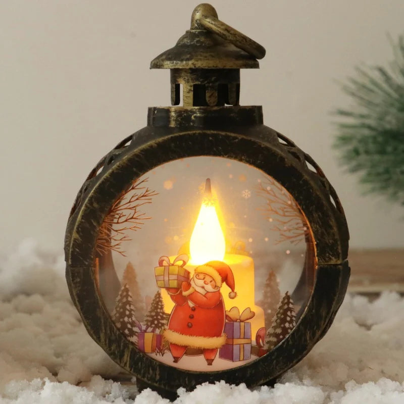Christmas Lantern Flickering LED Indoor & Outdoor