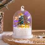 Christmas Lantern Glass Dome & Warm White LED