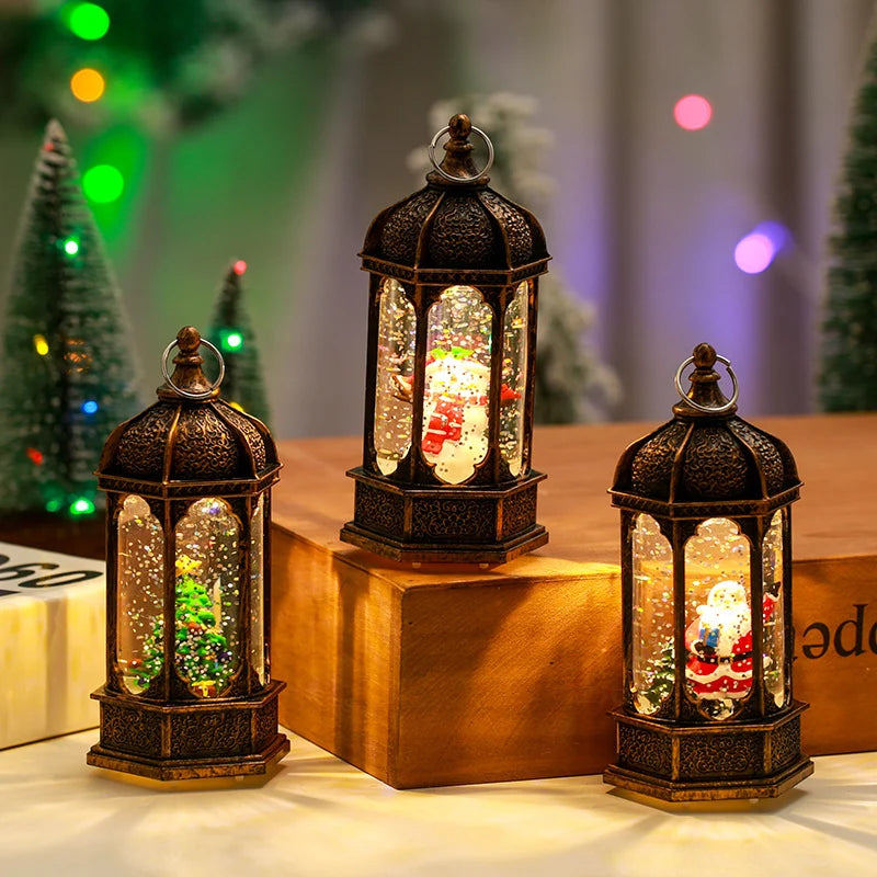 Christmas Lantern Handcrafted Motifs Moving Scenes Gentle Light