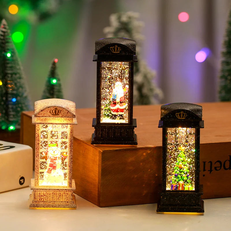 Christmas Lantern Handcrafted Motifs Moving Scenes Gentle Light