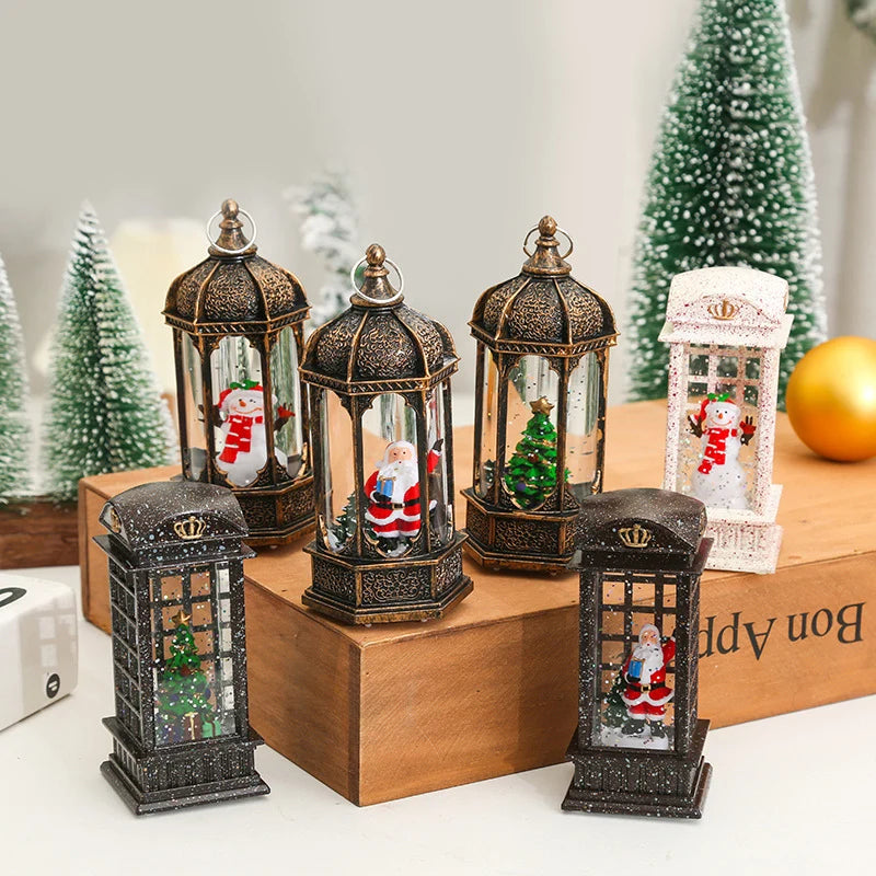 Christmas Lantern Handcrafted Motifs Moving Scenes Gentle Light