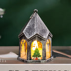 Christmas Lantern House-Shaped Flameless LED