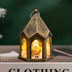Christmas Lantern House-Shaped LED Flameless Warm Glow