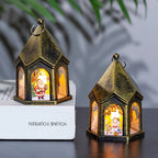 Christmas Lantern House-Shaped LED Warm Glow