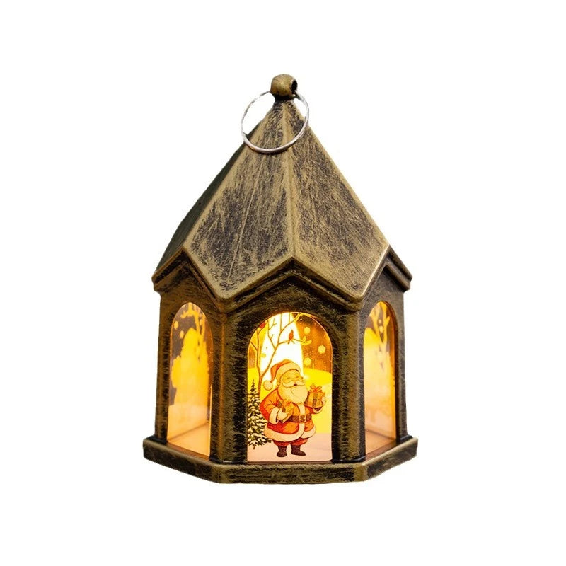 Christmas Lantern House-Shaped LED Warm Glow