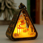 Christmas Lantern House-Shaped Warm LED Festive Motifs