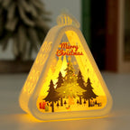 Christmas Lantern House-Shaped Warm LED Festive Motifs