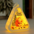 Christmas Lantern House-Shaped Warm LED Festive Motifs