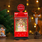 Christmas Lantern Illuminated & Musical Battery-Operated 12 Inch Hand-Painted