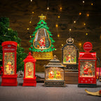 Christmas Lantern Illuminated & Musical Battery Powered