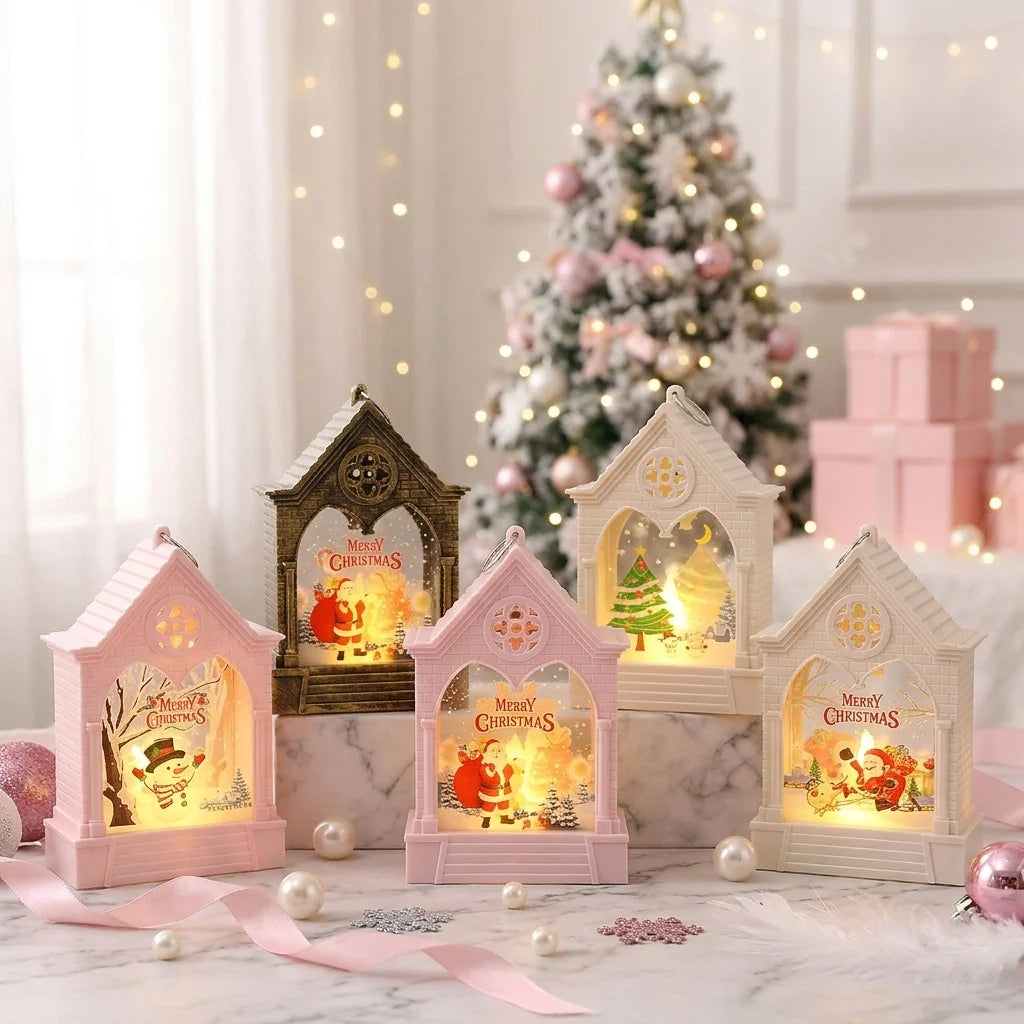 Christmas Lantern Integrated LED Hanging & Tabletop