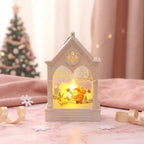 Christmas Lantern Integrated LED Nostalgic Motifs Hanging & Tabletop