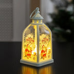 Christmas Lantern LED Battery-Powered Indoor & Outdoor