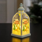 Christmas Lantern LED Battery-Powered Indoor & Outdoor
