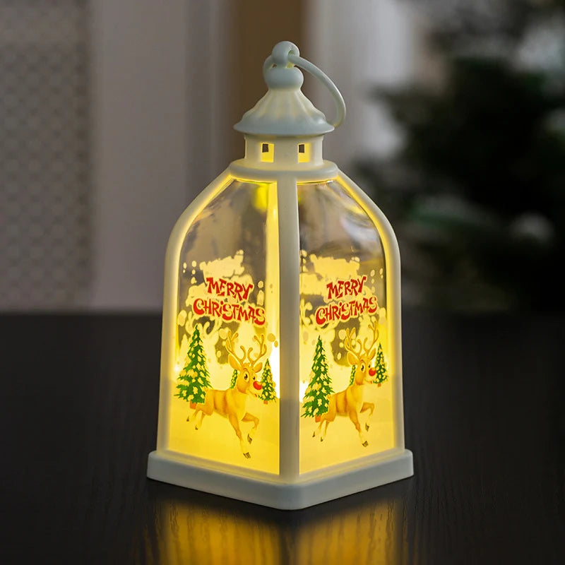 Christmas Lantern LED Battery-Powered Indoor & Outdoor