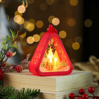 Christmas Lantern LED Festive Scene Indoor & Outdoor