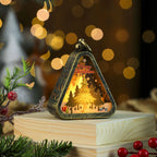 Christmas Lantern LED Festive Scene Indoor & Outdoor