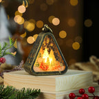 Christmas Lantern LED Festive Scene Indoor & Outdoor