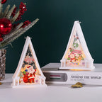 Christmas Lantern LED Snowman Design Indoor & Outdoor