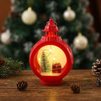 Christmas Lantern LED Soft Warm Light Tree & Gifts Cutout