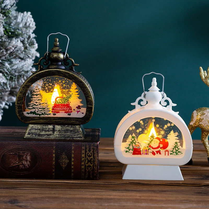 Christmas Lantern LED Weather-Resistant Indoor & Outdoor