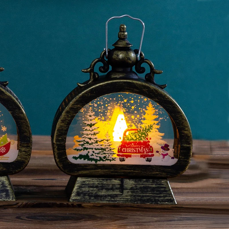 Christmas Lantern LED Weather-Resistant Indoor & Outdoor