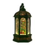 Christmas Lantern Movable Santa Warm LED