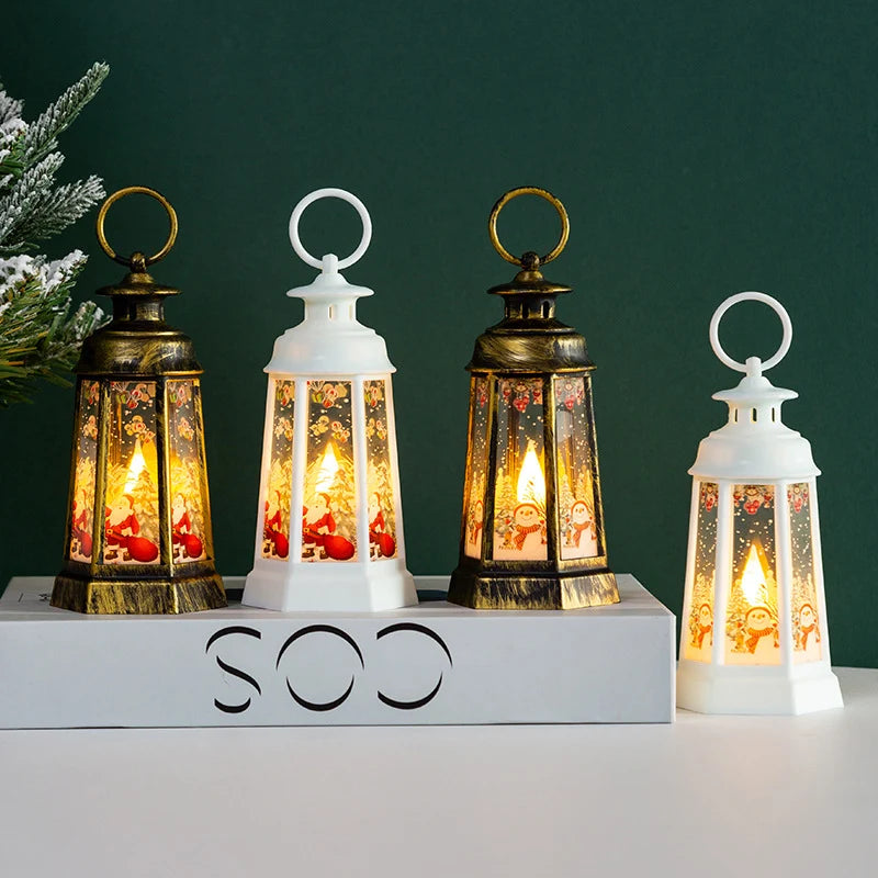 Christmas Lantern Nostalgic Sturdy Warm Light
