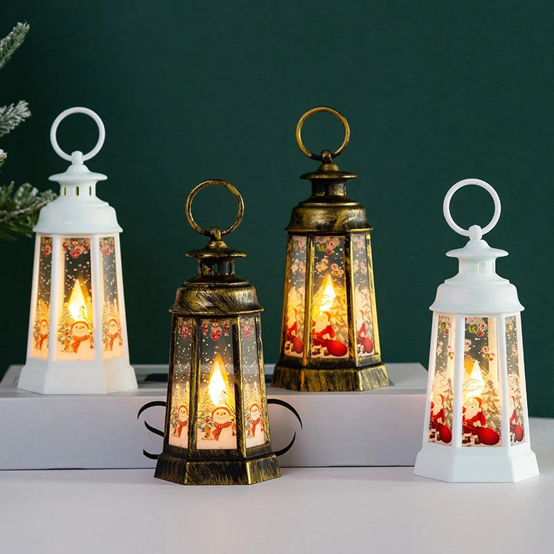 Christmas Lantern Nostalgic Sturdy Warm Light