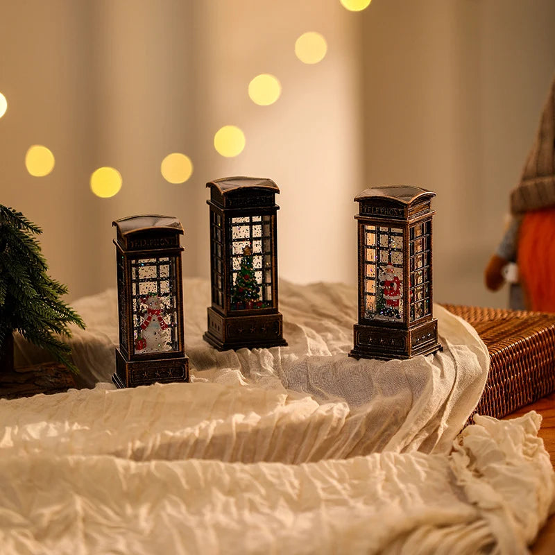Christmas Lantern Nostalgic Warm LED Cordless Indoor & Outdoor