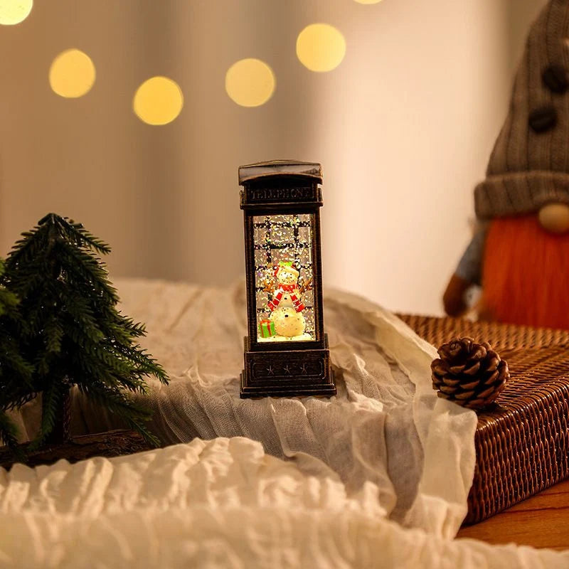 Christmas Lantern Nostalgic Warm LED Cordless Indoor & Outdoor