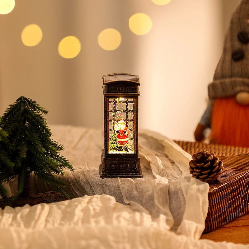 Christmas Lantern Nostalgic Warm LED Cordless Indoor & Outdoor